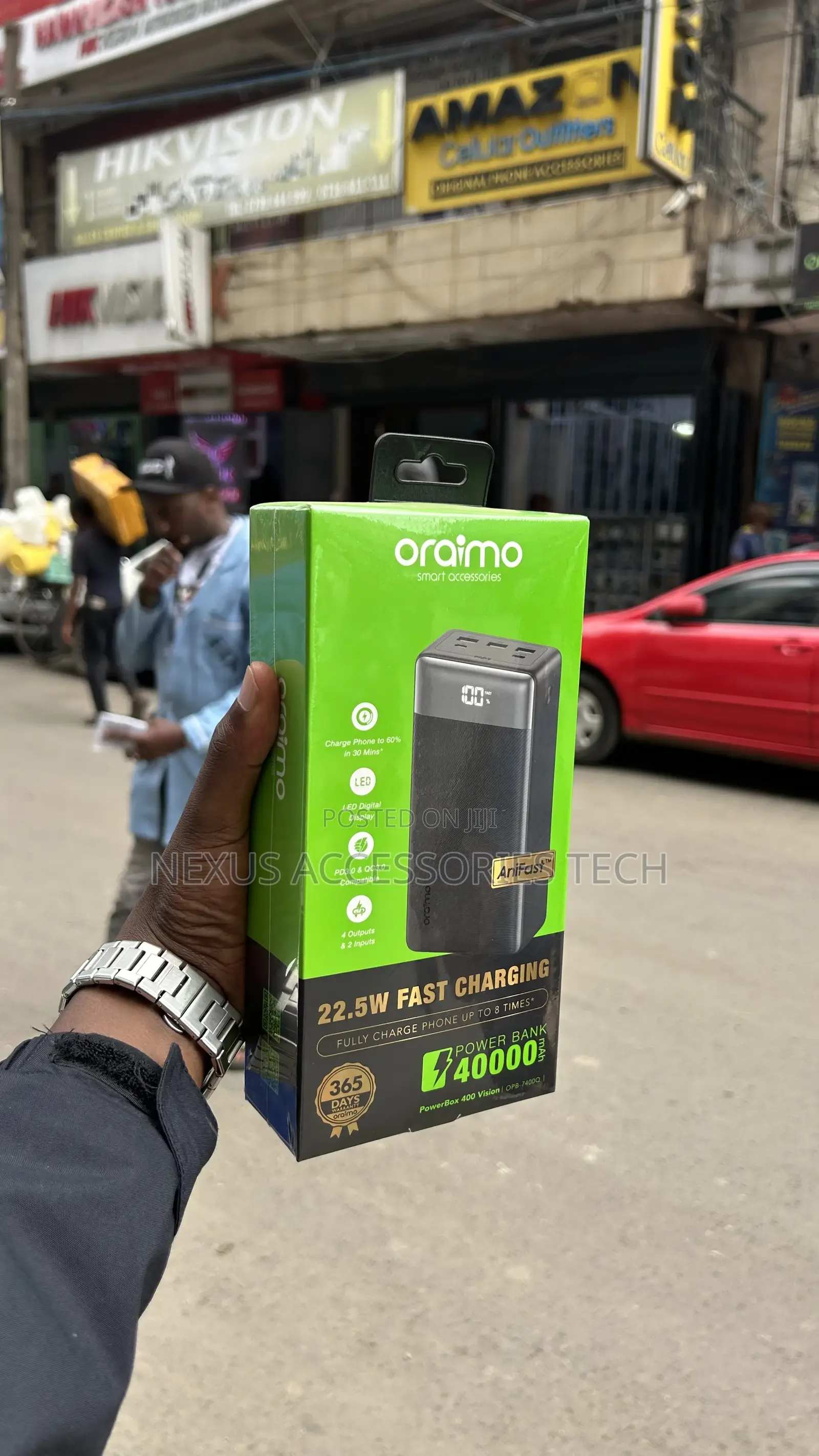 Oraimo 40000mah Power Bank – High Capacity Fast Charging (Original)