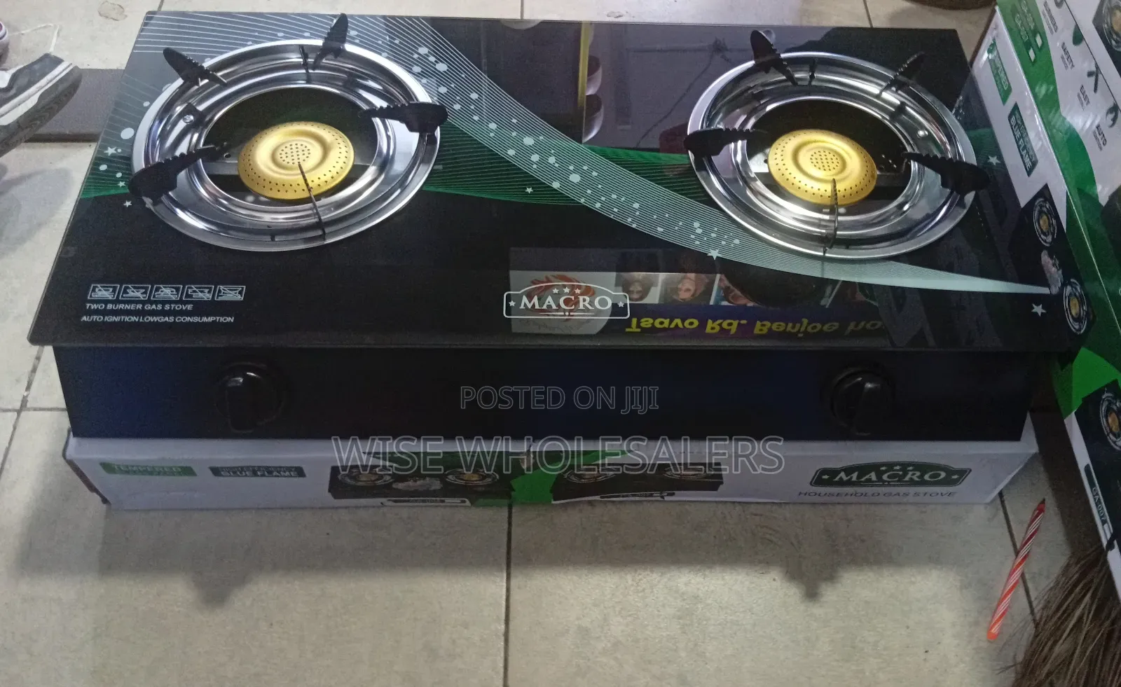 Macro Two-Burner Gas Stove