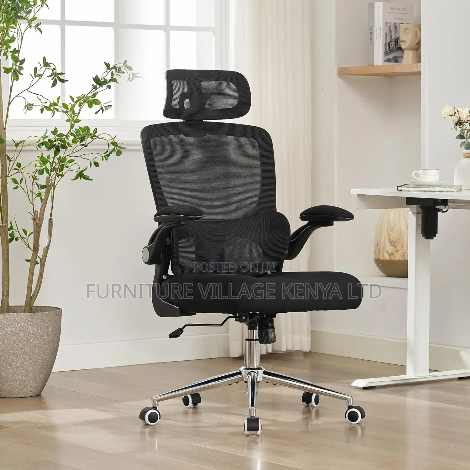 High-back Mesh Ergonomic Chair | Sophisticated Dynamic Lumbar