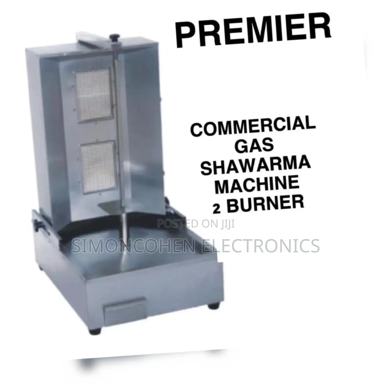 Premier Commercial Gas Shawarma Machine 2 Burner