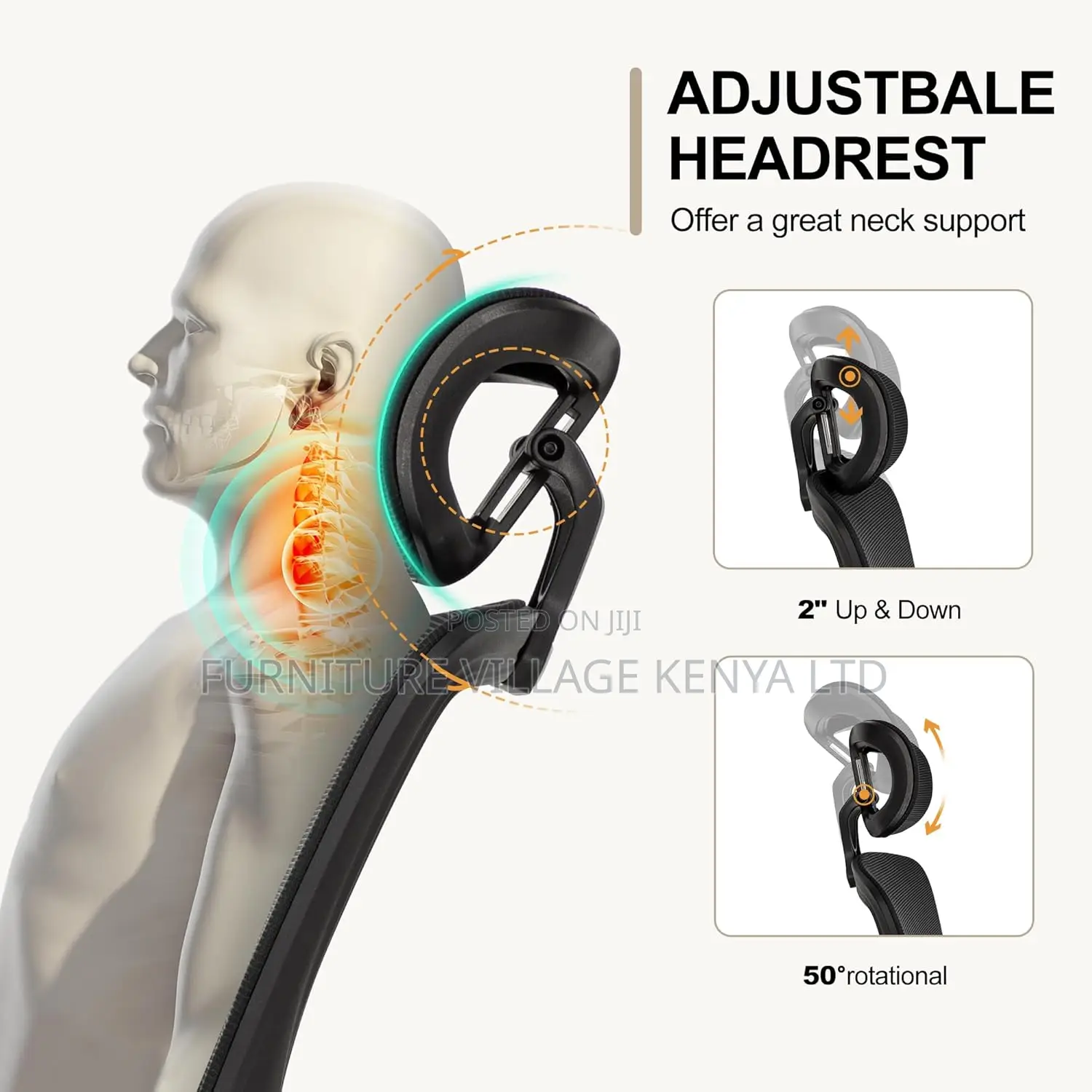 High-back Mesh Ergonomic Chair | Sophisticated Dynamic Lumbar