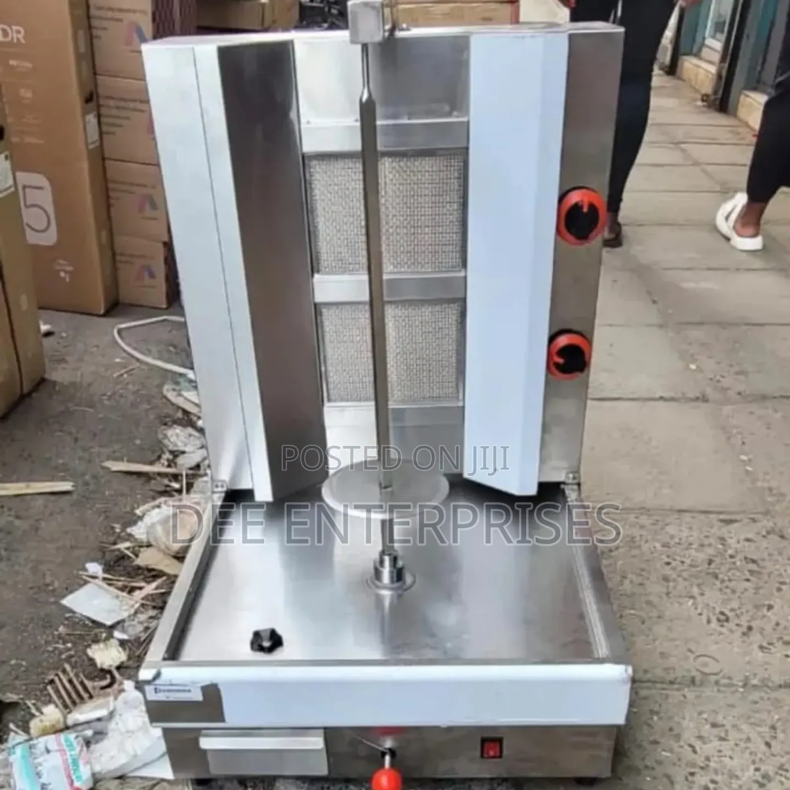 Premier Commercial Gas Shawarma Machine 2 Burner