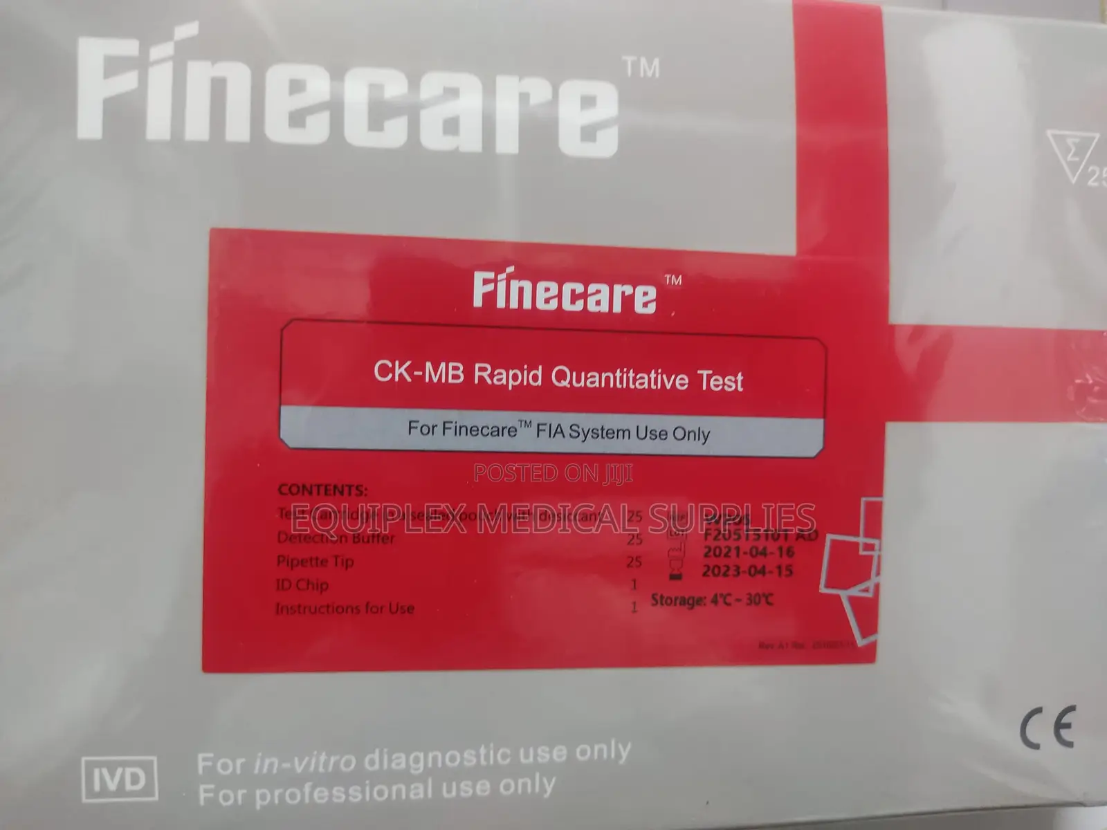 Finecare Ck-Mb Rapid Quantitative Test / Finecare Reagent