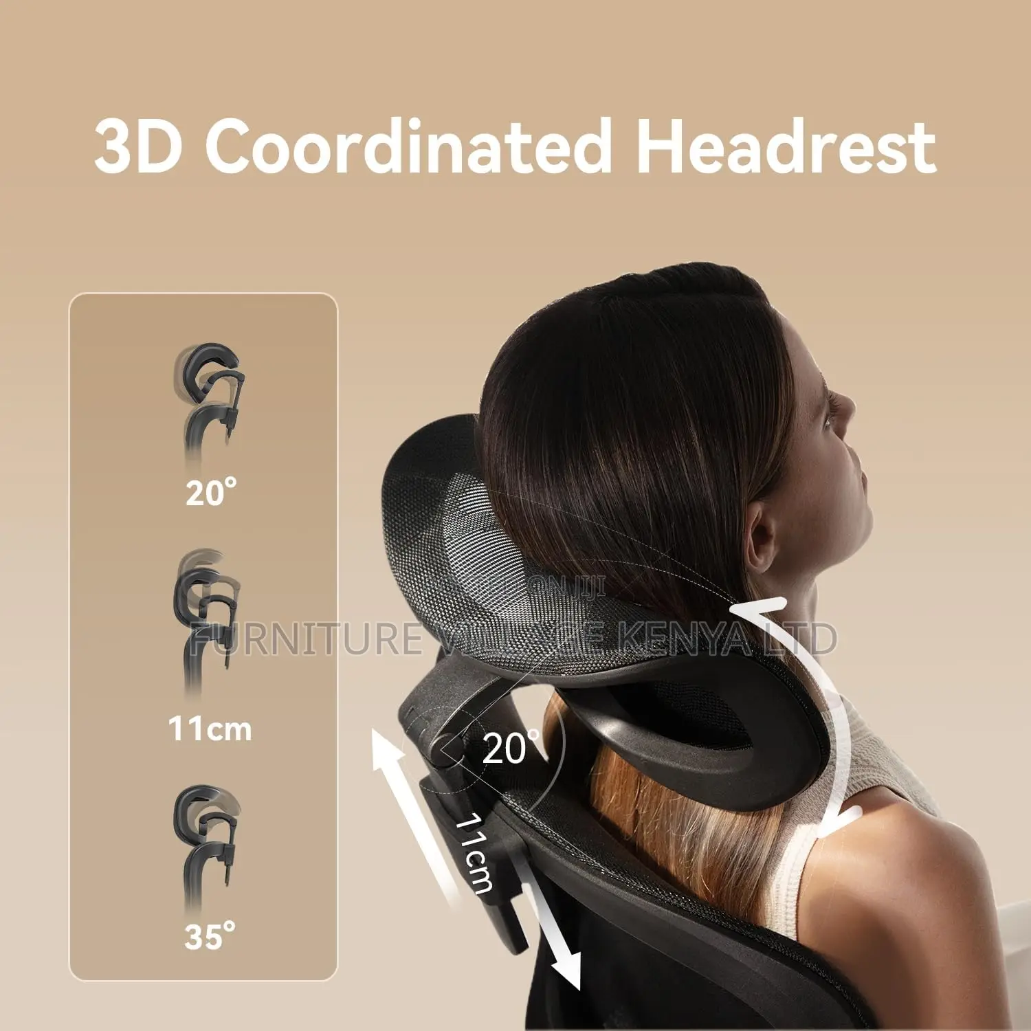 High Back Desk Chair| Lumbar Support| Swivel Computer Task Chair