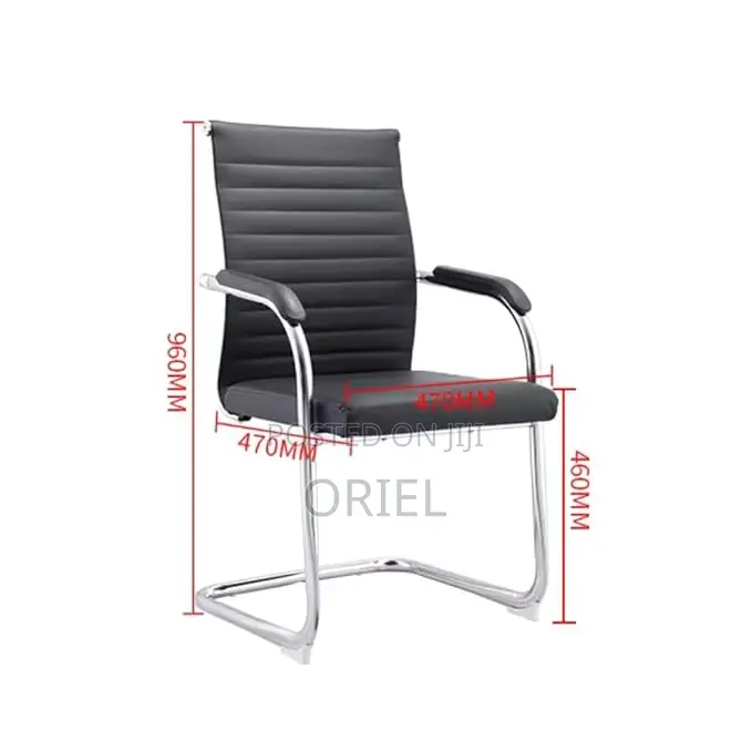 Office Waiting Chair : Executive Leather Visitor Chair