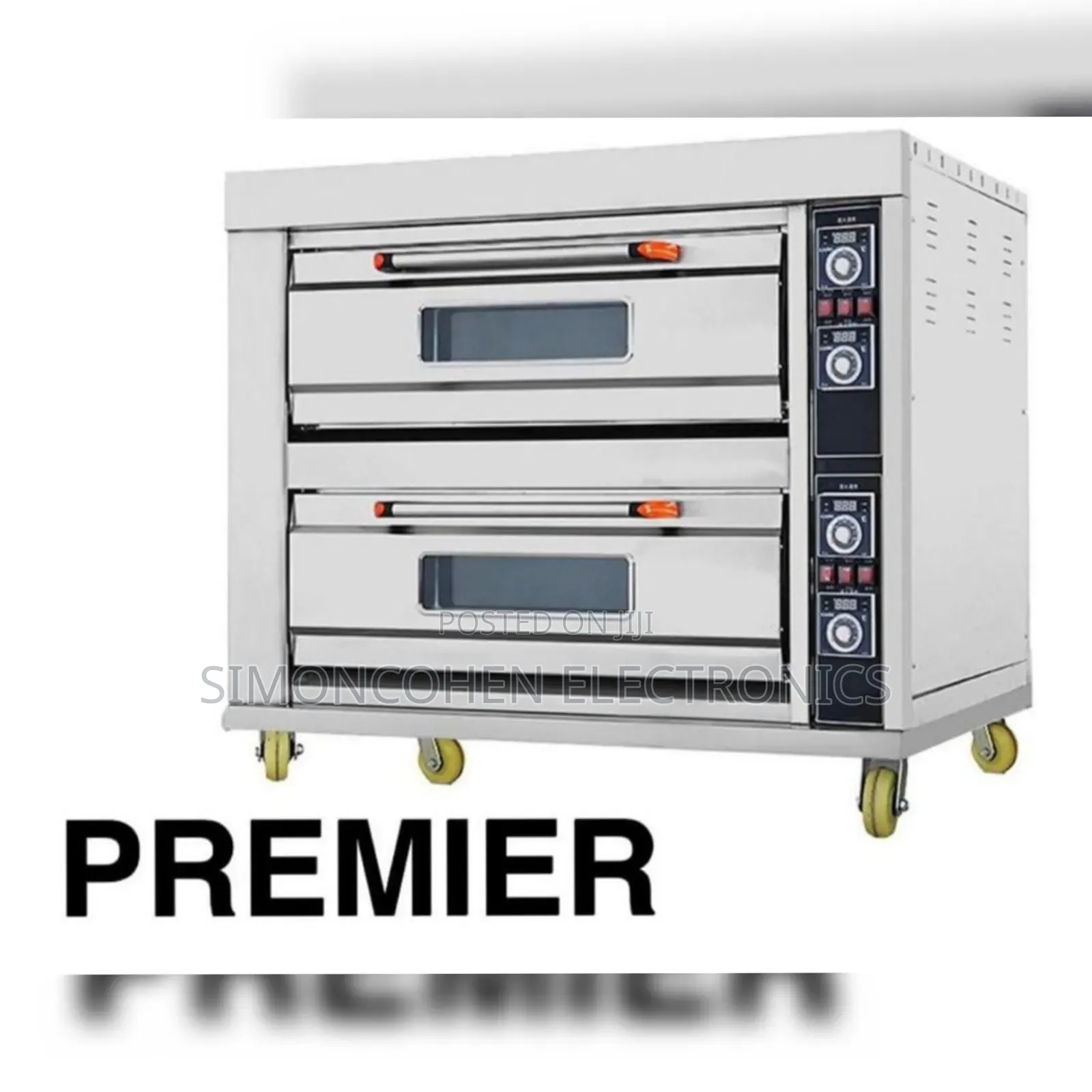 Commercial Electric Oven Two Deck Four Trays