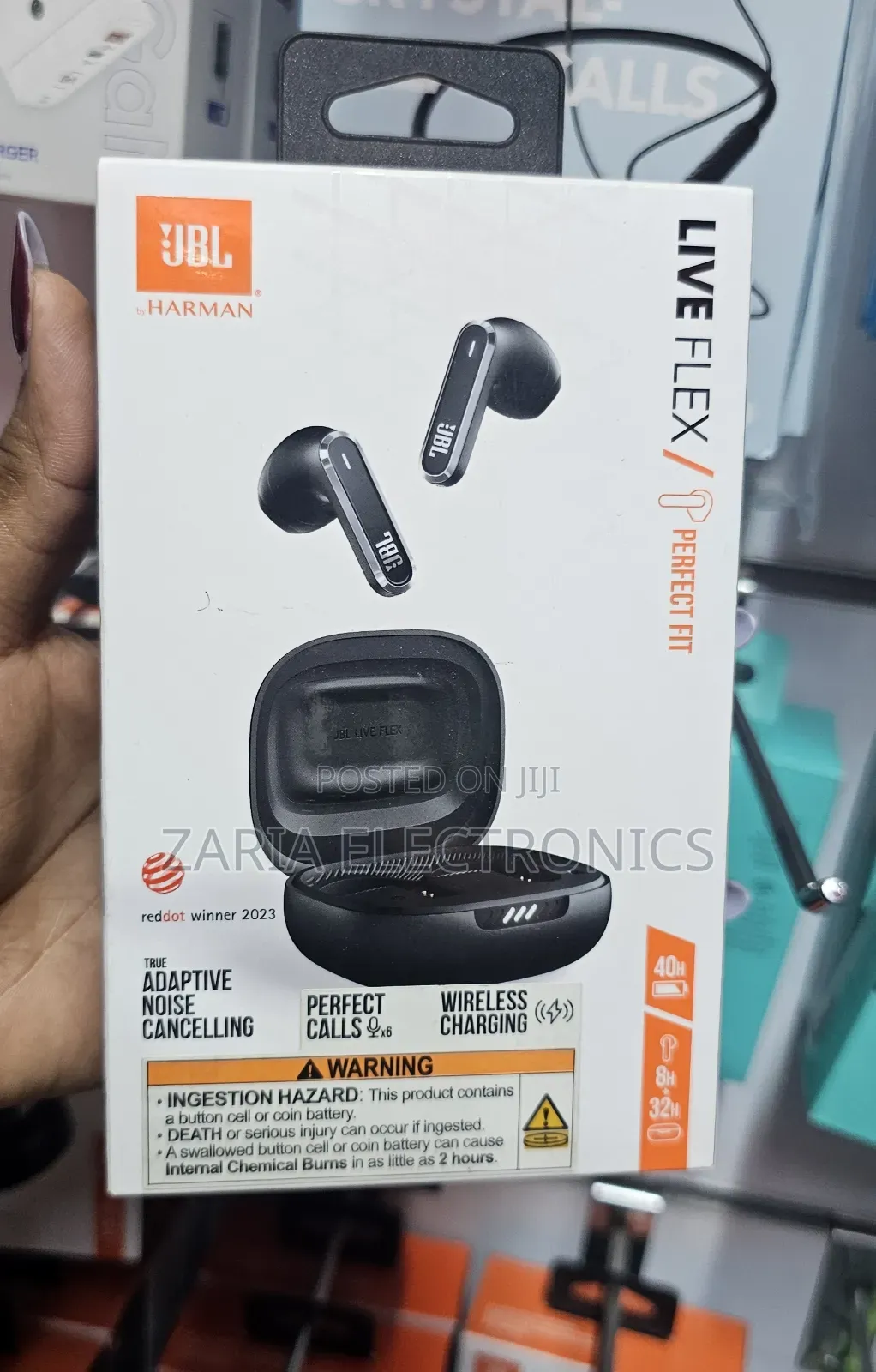 Jbl Live Flex Wireless Earbuds,With Noise Cancellation
