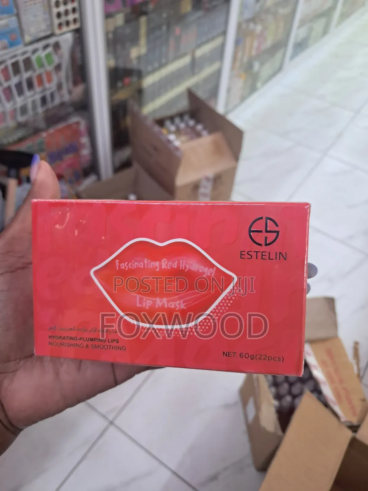Red Hydrogel Lip Mask 22pcs