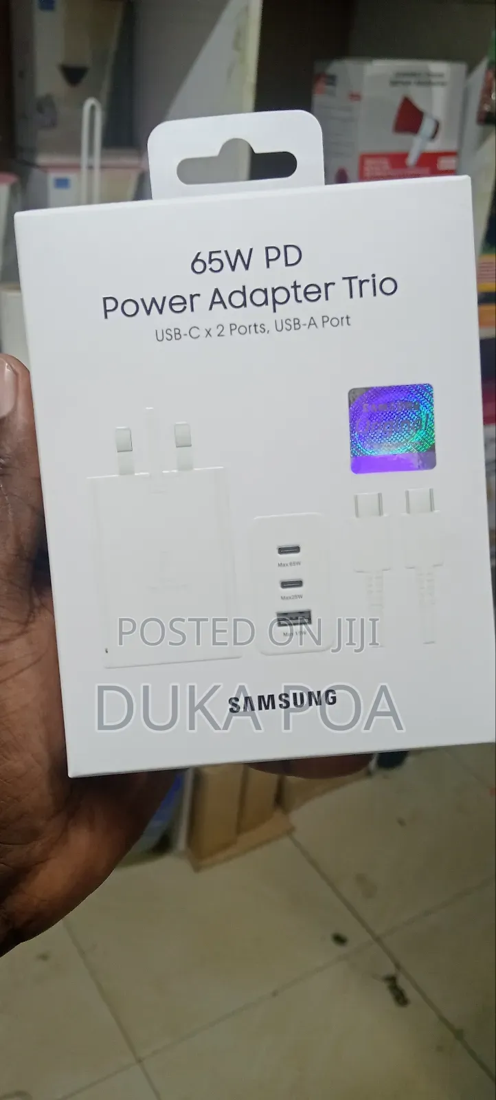 Samsung Fast Charger 65w Samsung C to C Charger