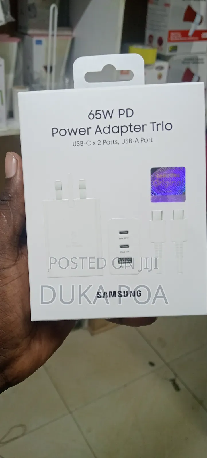 Samsung Fast Charger 65w Samsung C to C Charger