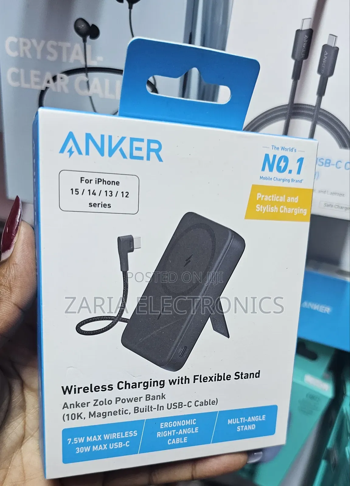 Anker Wireless Charging Powerbank 10000mah,30watts
