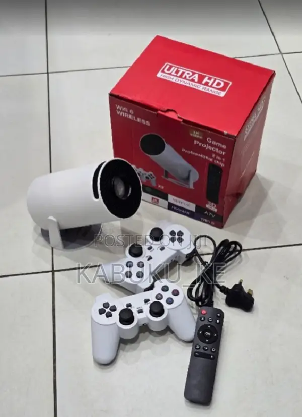 Wifi Smart Android Projector With Gaming Console-hy300