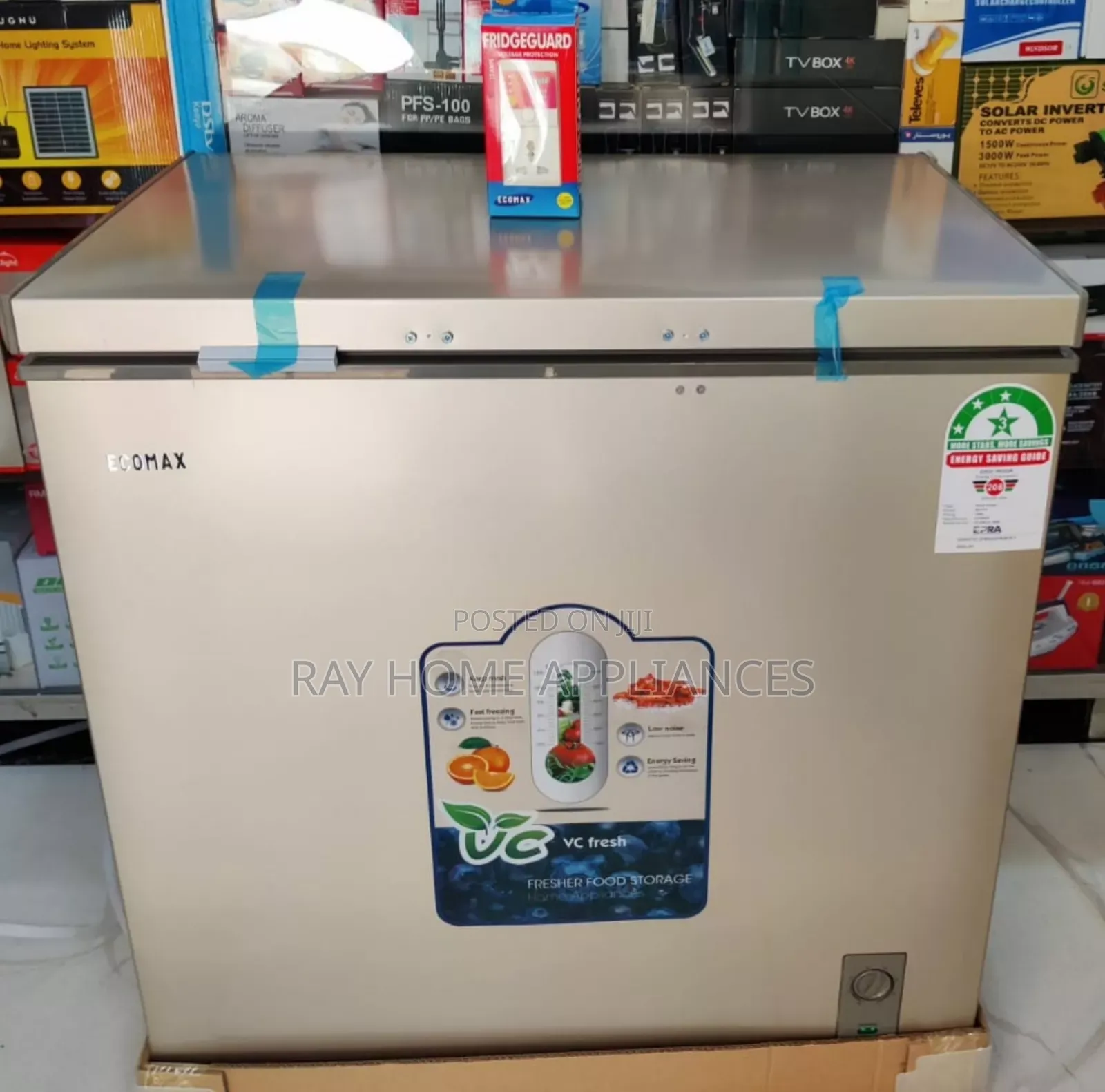 Ecomax Deep 219litresfreezer
New and Improved With Free Fridge Guard 