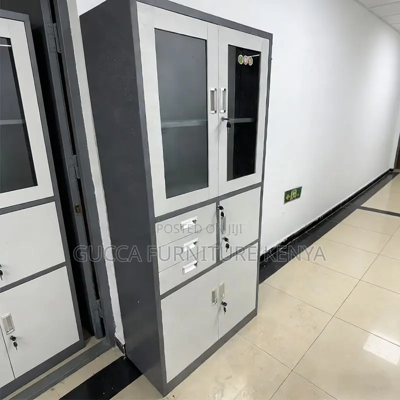 2-door Steel Office Filling Cabinet With Safe