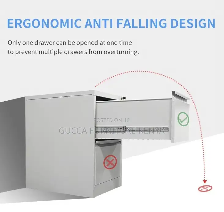 4-drawer Metallic Office Filling Cabinet