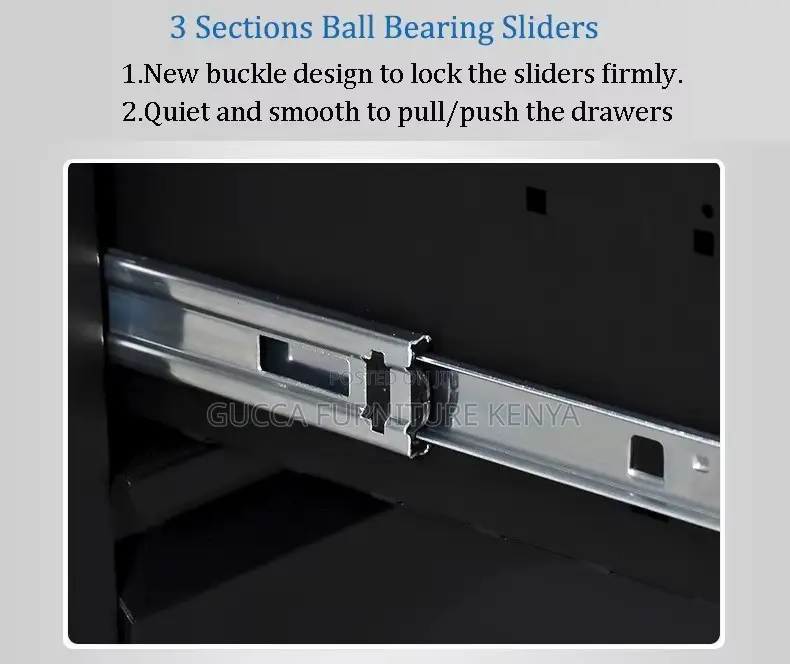 4-drawer Metallic Office Filling Cabinet