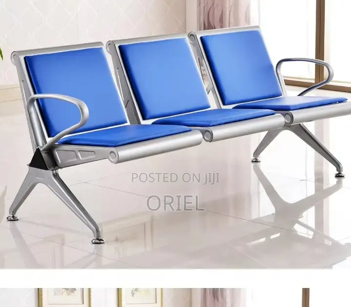 Office Benches; Professional 3-Seat Waiting Room Bench