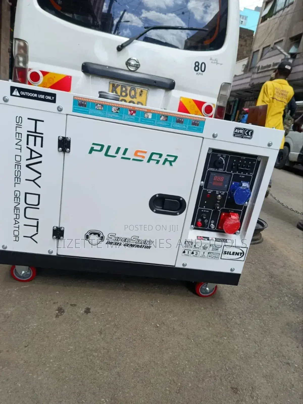 15kva Pulsar Dual Phase Diesel Generator Air Cooled.