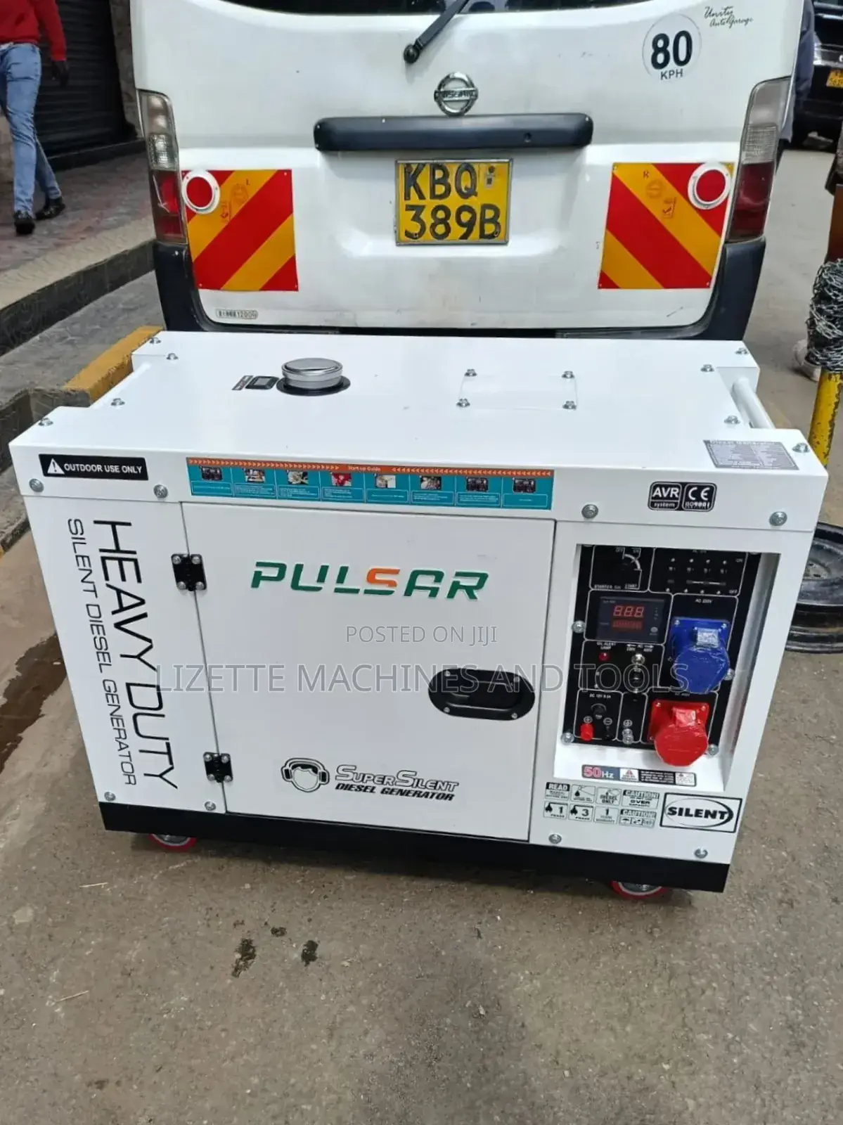 15kva Pulsar Dual Phase Diesel Generator Air Cooled.
