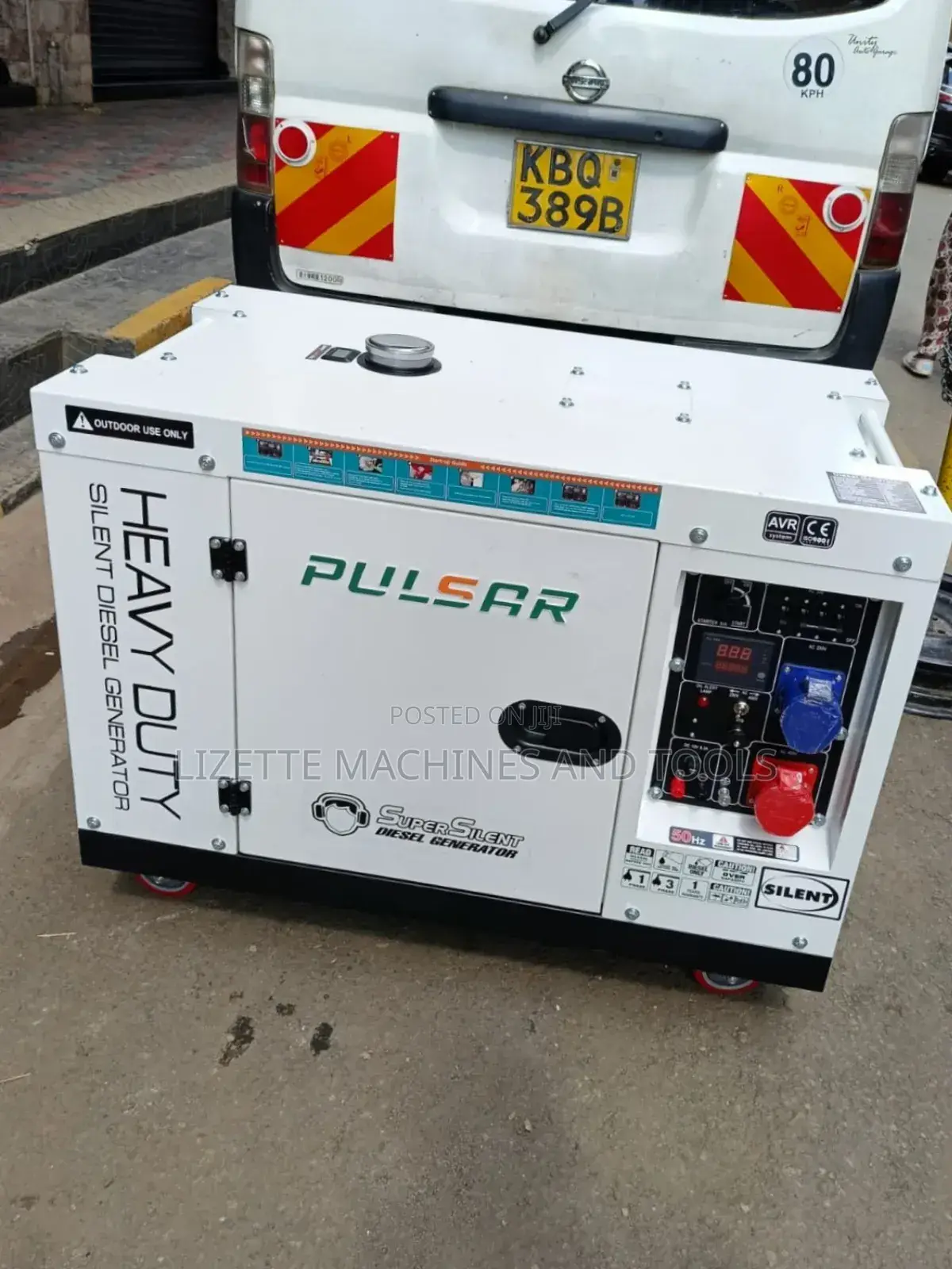 15kva Pulsar Dual Phase Diesel Generator Air Cooled.