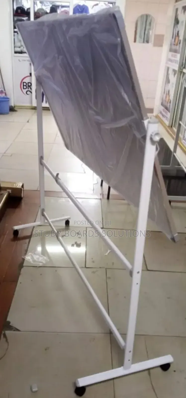 Portable Wheeled Stand With a 4ftx4ft Whiteboard
