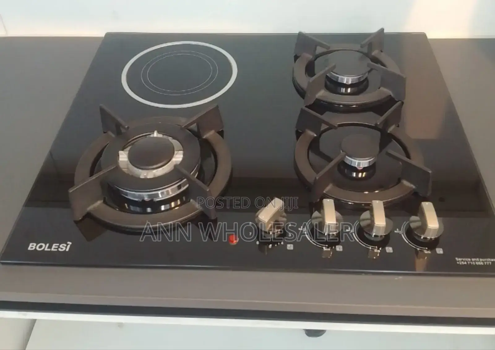 Bolesi 3 Gas Cooker+ 1 Infrared Electric Cooker