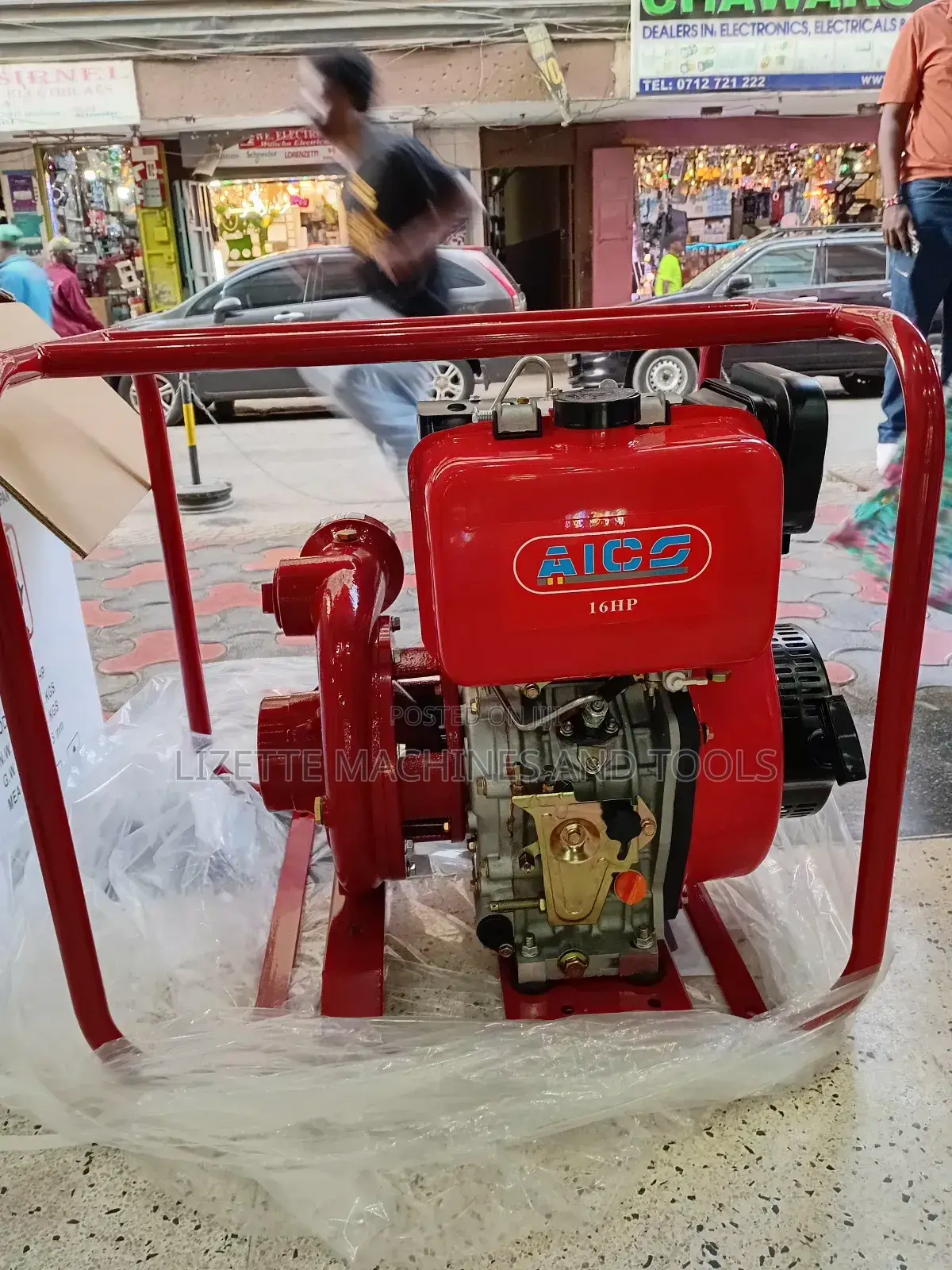 3 Inch Aico 16hp High Pressure Diesel Water Pump With 100m Head