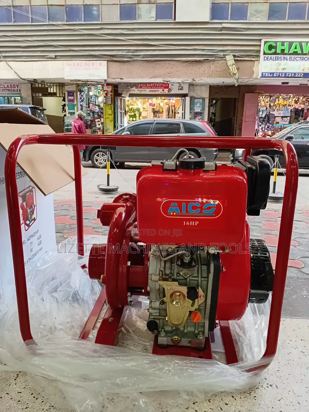 3 Inch Aico 16hp High Pressure Diesel Water Pump With 100m Head