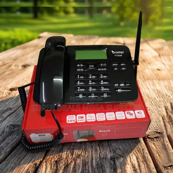 Energy Saving Bontel T1000 Dual Sim GSM Fixed Landline Desktop Phone