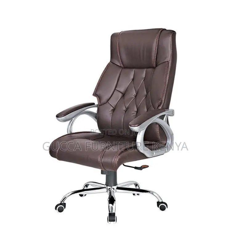 Executive Leather High-back Director's Seat