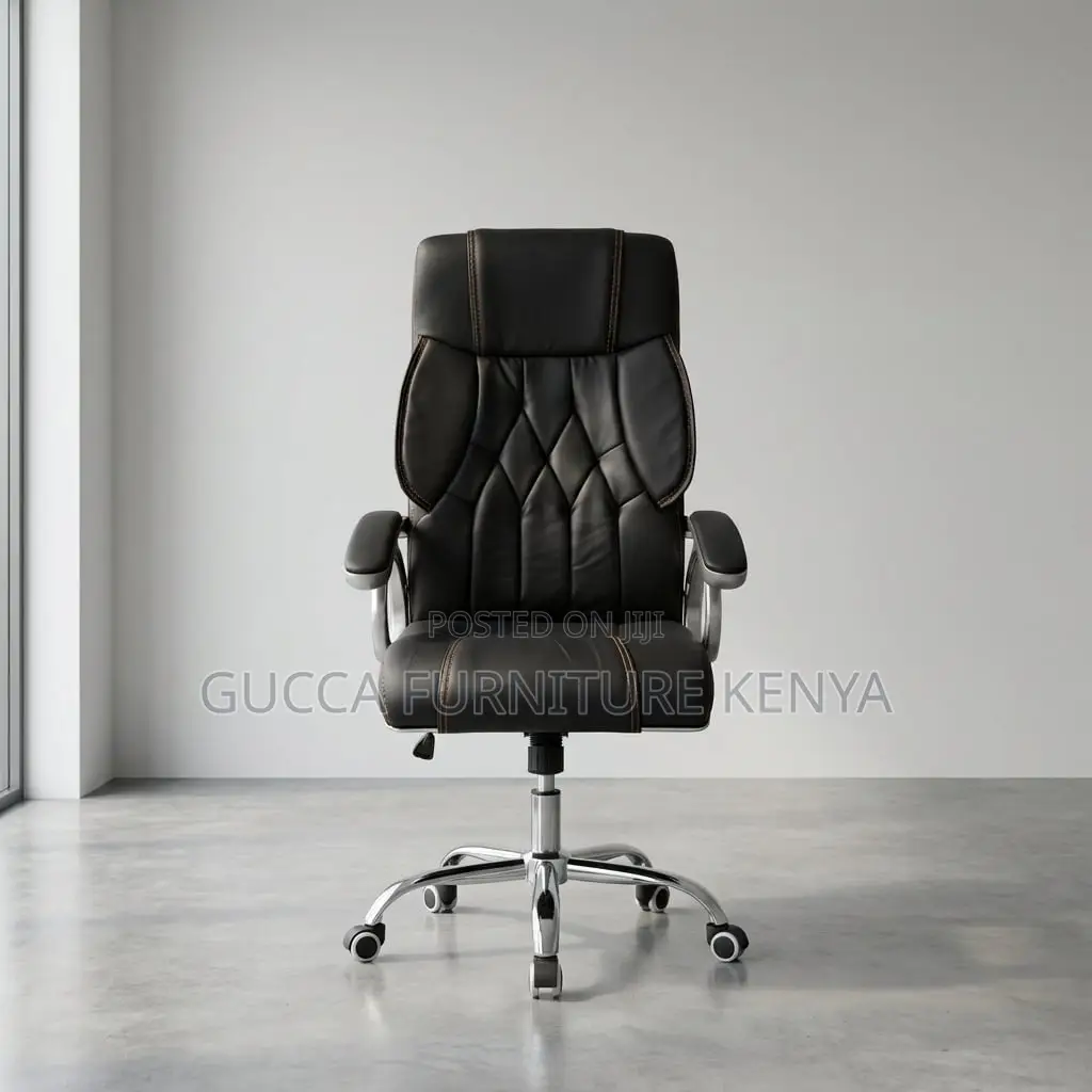 Executive Leather High-back Director's Seat