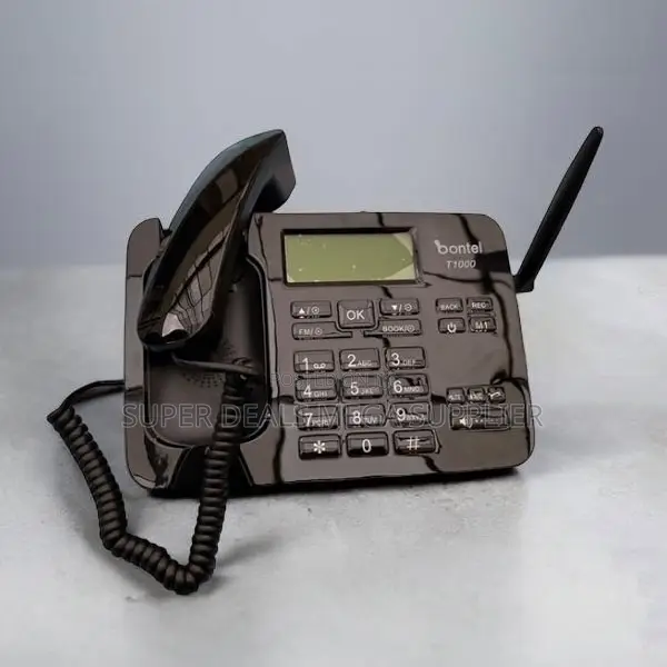 Call History Bontel T1000 Dual Sim GSM Fixed Landline Desktop Phone