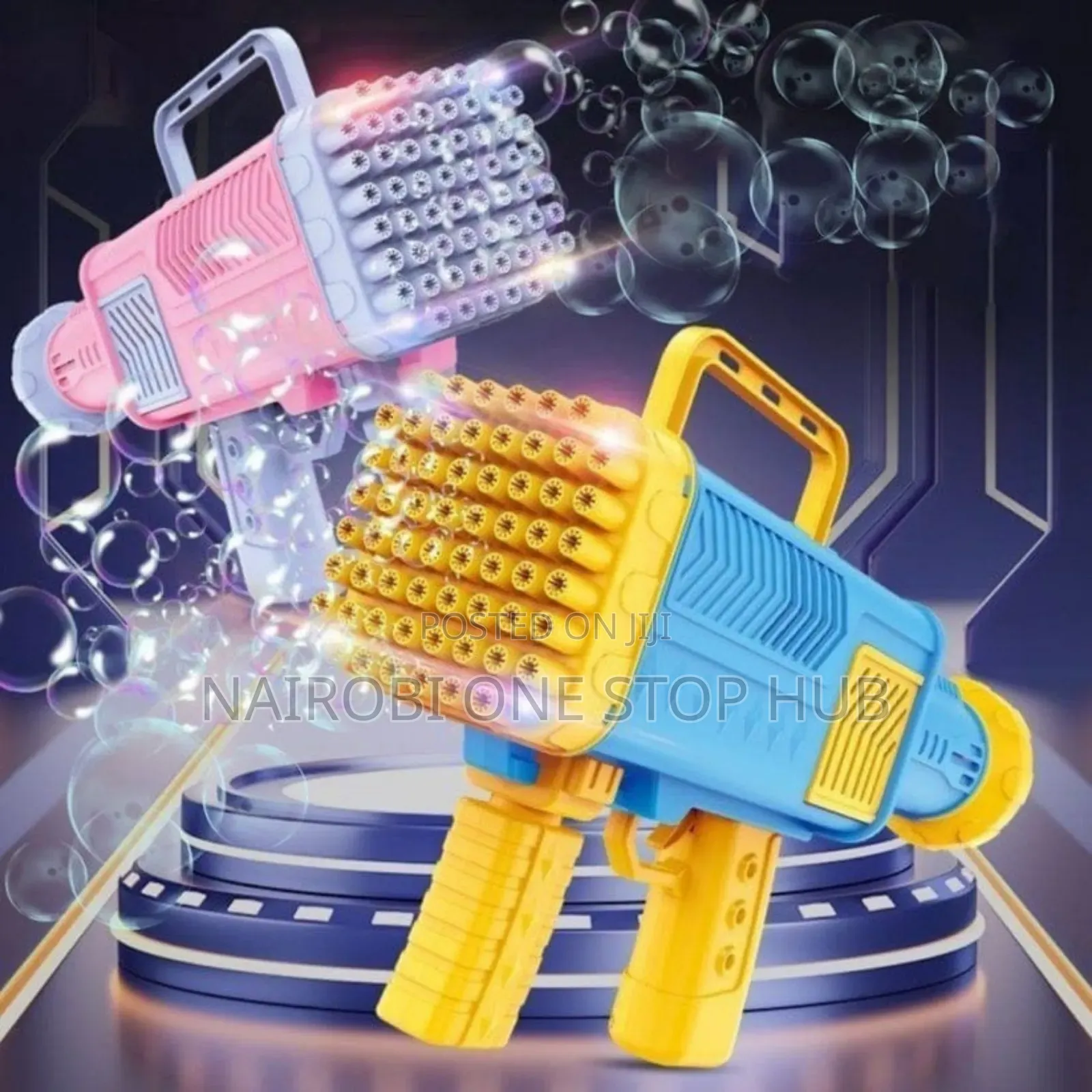 Rechargeable Bubble Gun 60holes
