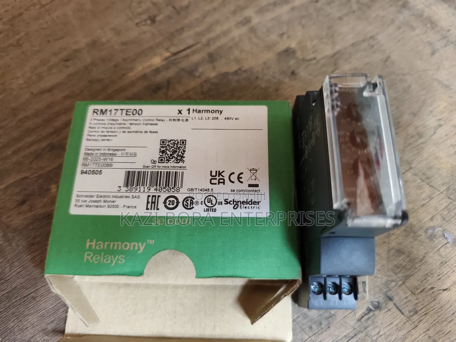Schneider Electric Rm17te00 Phase Failure Relay