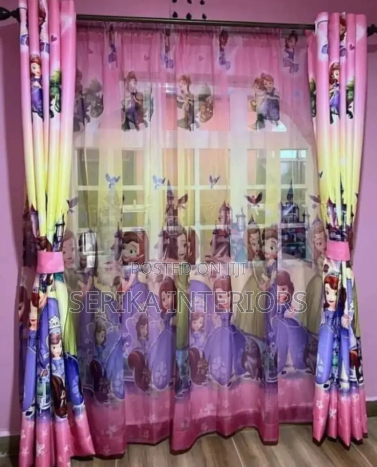 Kids Curtains Cartoon Themed Curtains Environmental Friendly Justice