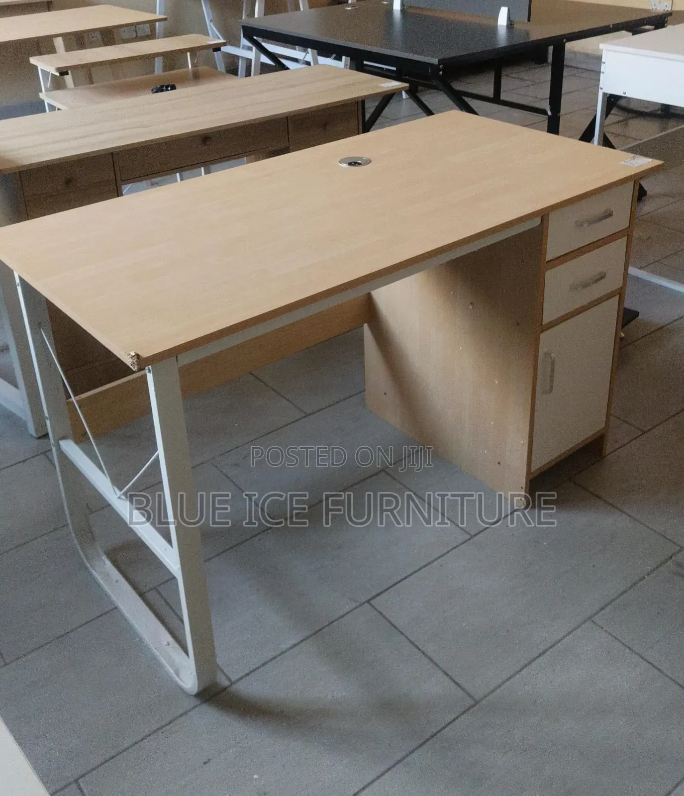 Office Working Table With Storage