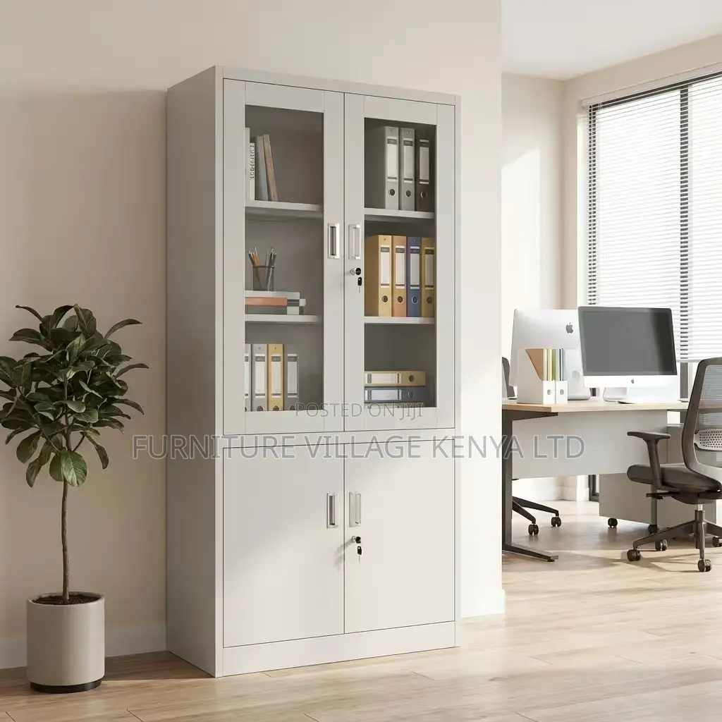 Office Cabinet; 2-door Lockable Filing Office Cabinet