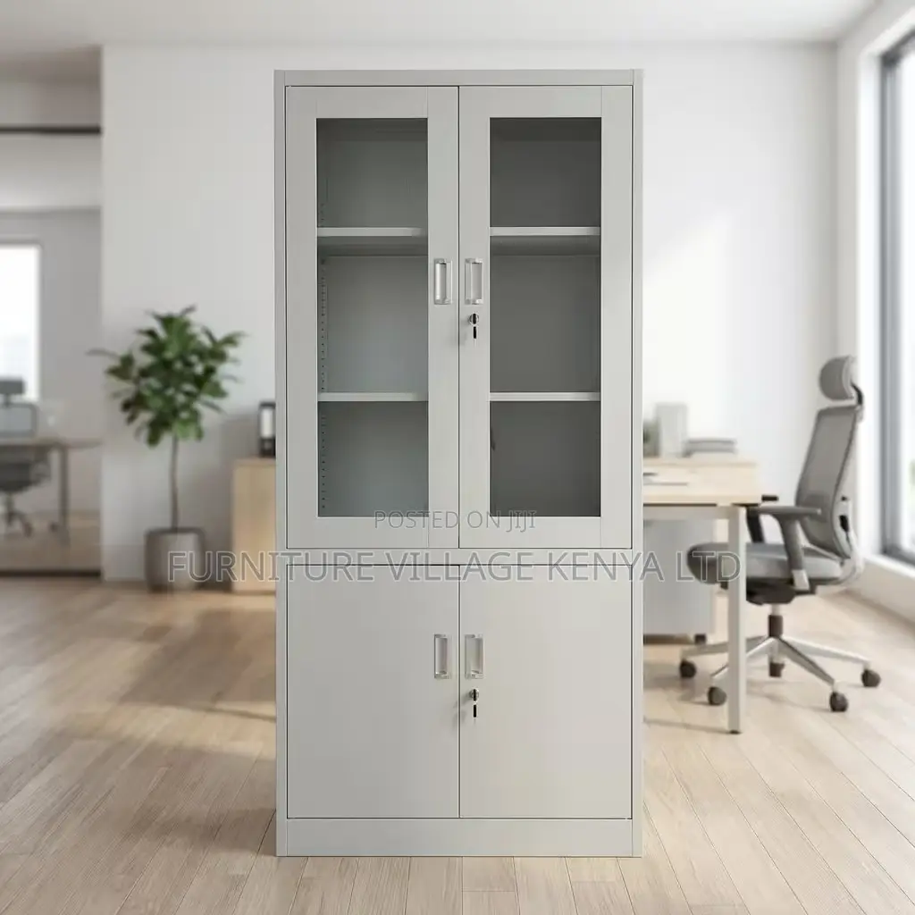 Office Cabinet; 2-door Lockable Filing Office Cabinet