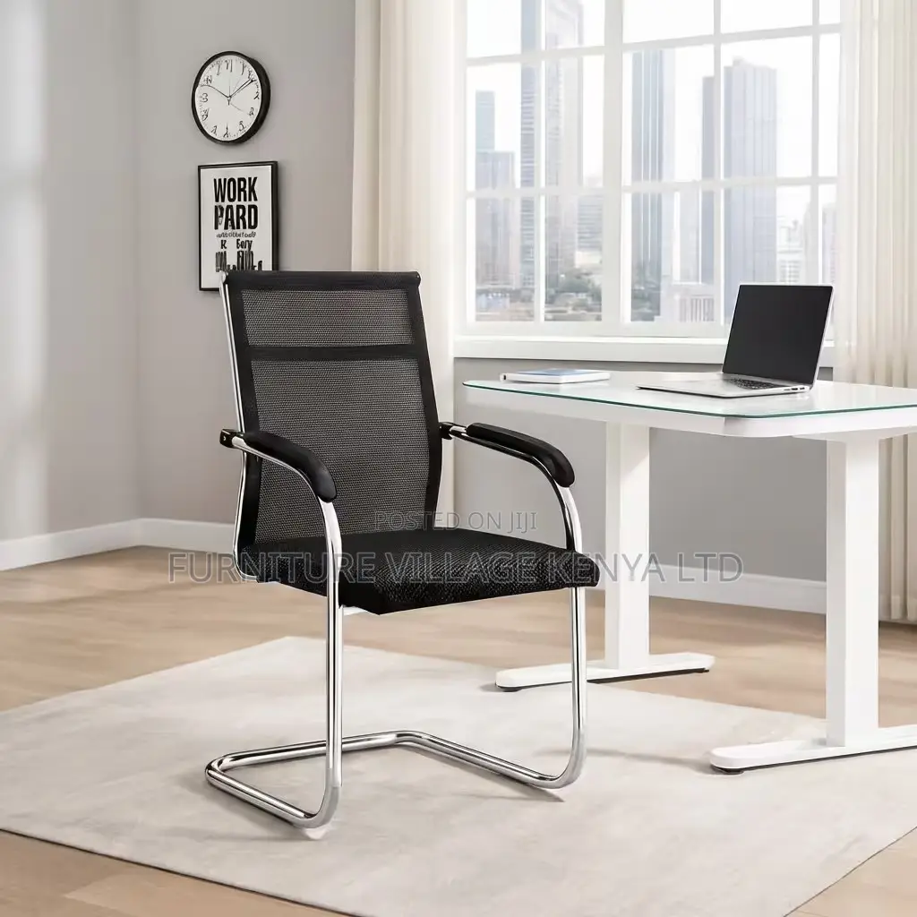 Office Chair; Mesh-back Visitor Office Chair