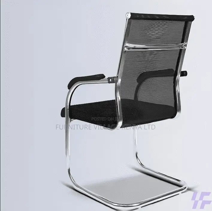 Office Chair; Mesh-back Visitor Office Chair