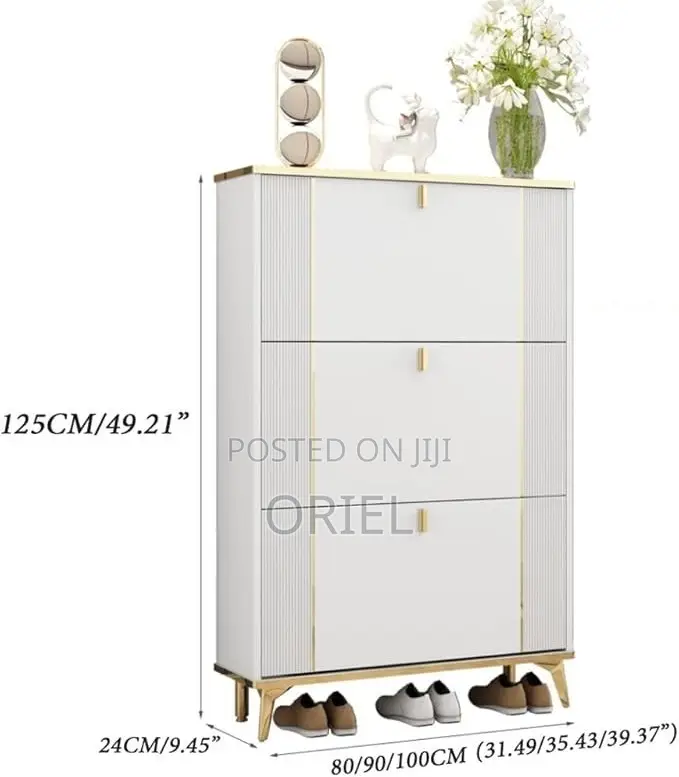 Shoes Cabinet; Tall Vertical Shoe Organizer Cabinet