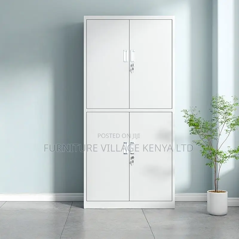 Office Cabinet; 4 Doors Lockable Office File Storage Cabinet