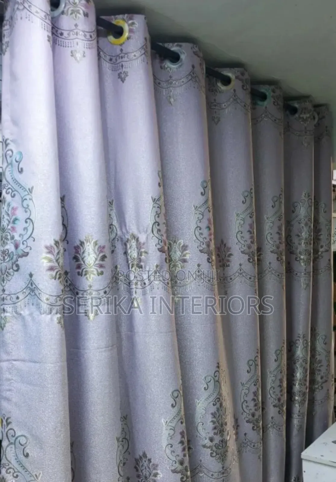 Pale Flora Curtains Curtains Environmental Friendly Robertson's