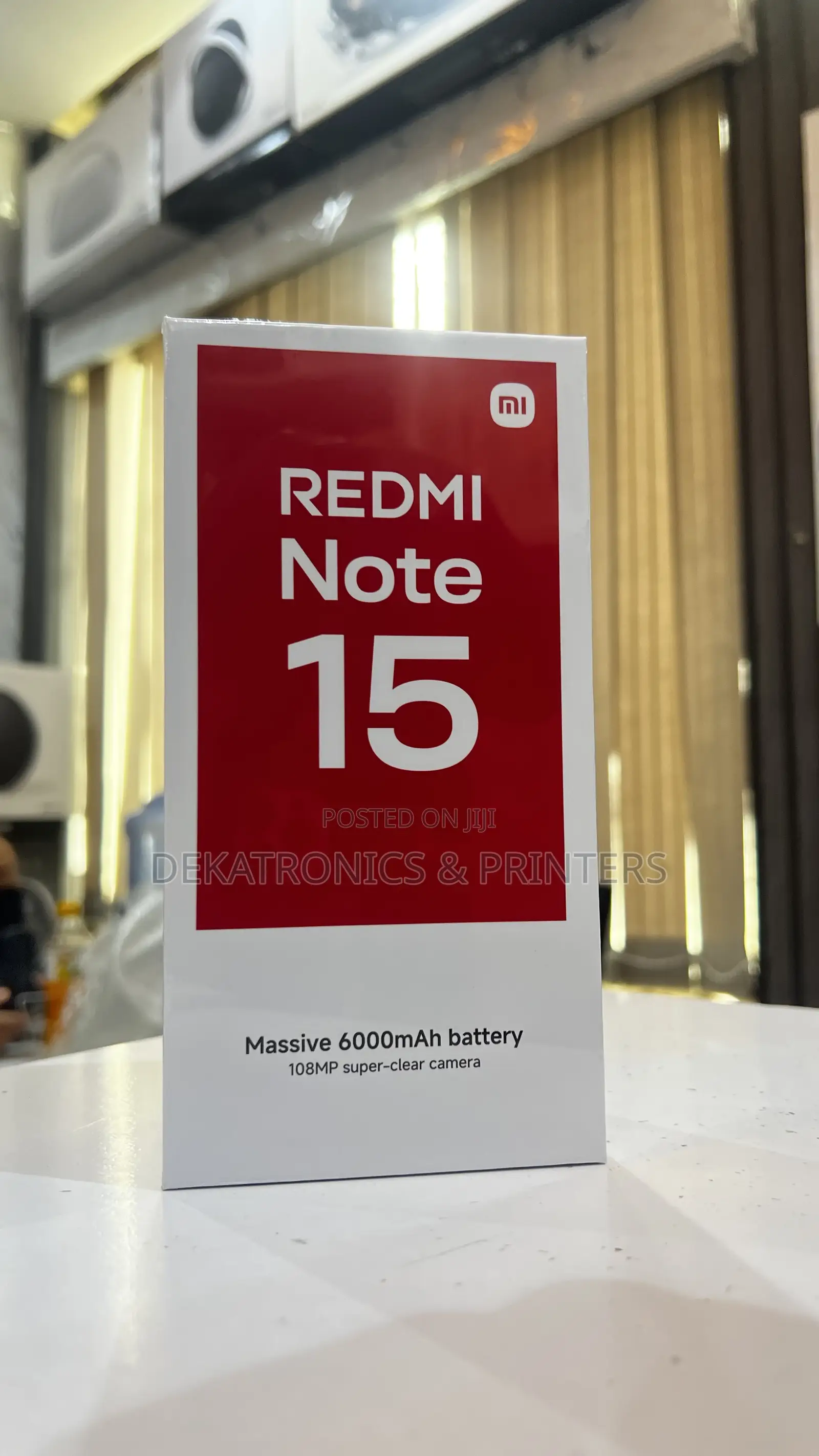 New Xiaomi Redmi Note 15 256 GB Black