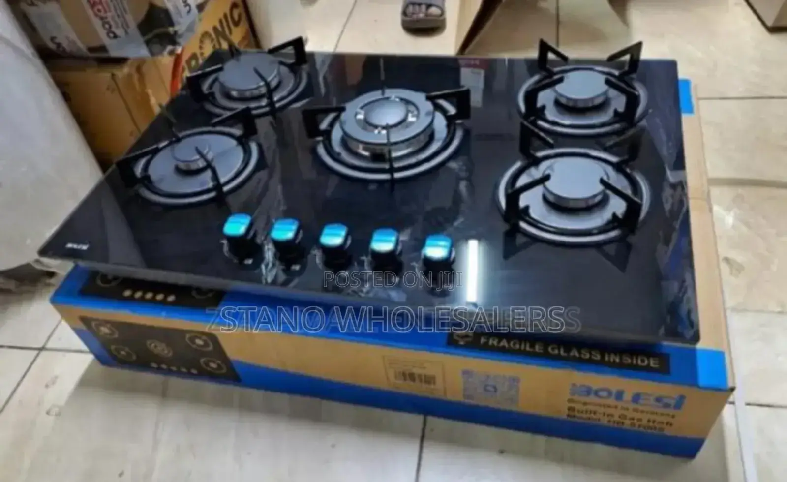 With 5knob Setting Bolesi Full Gas 5burner