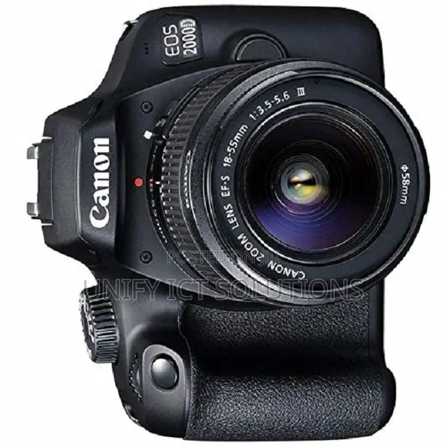 Canon Eos 2000d DSLR Camera With Ef-S 18-55mm F/3.5-5.6 Is Ii Lens