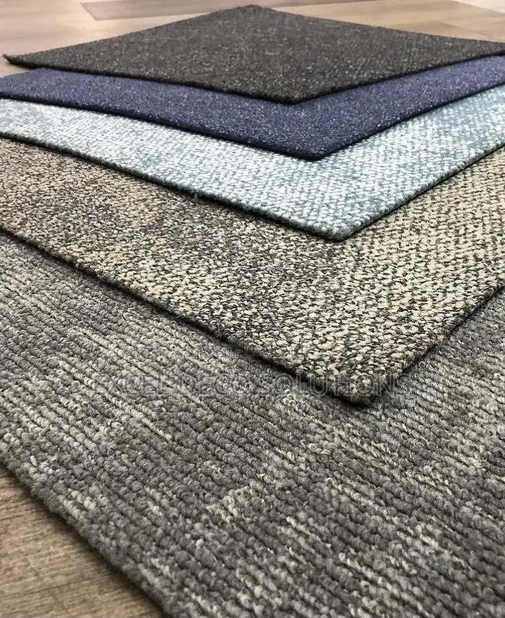 Plain Commercial Carpet Tile – Cost-Effective Office Floor