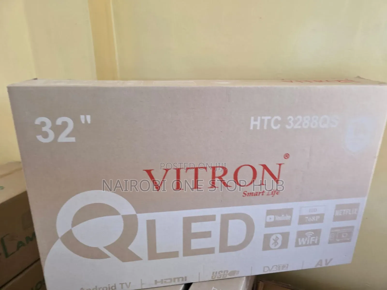 Vitron 32 Inches Qled Smart Frameless TV