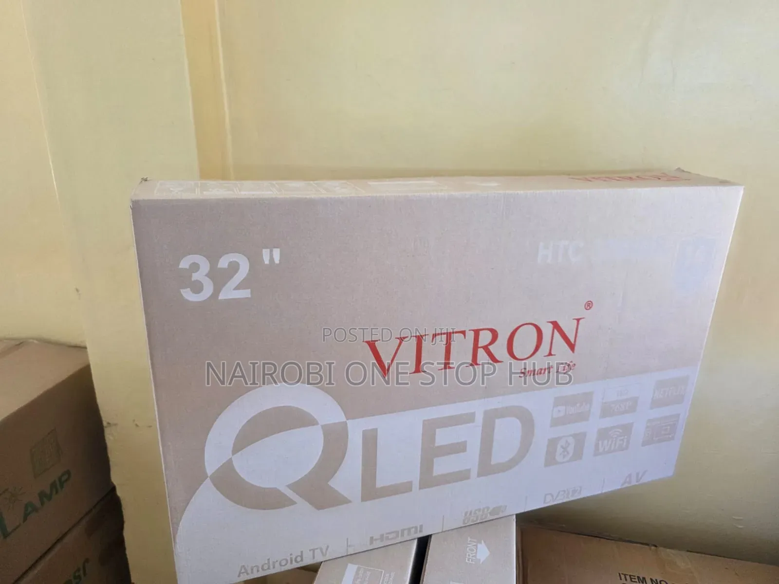 Vitron 32 Inches Qled Smart Frameless TV