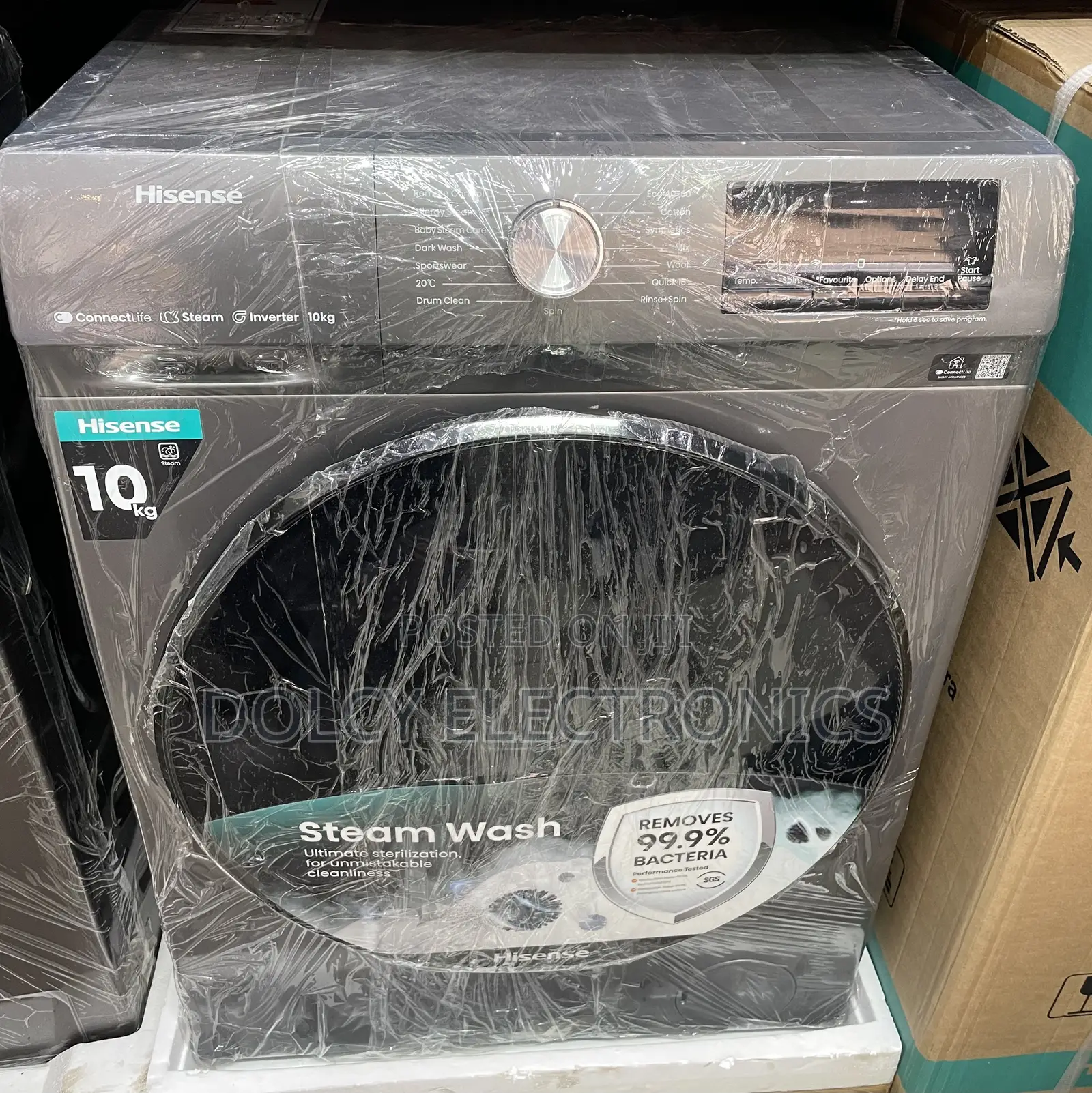 Hisense Wfqy1014evjmt 10kg Front Loading Washing Machine